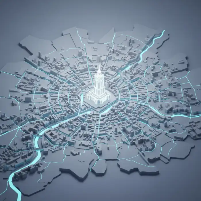 Dzielnice Warszawy mapa: interaktywny podział administracyjny stolicy