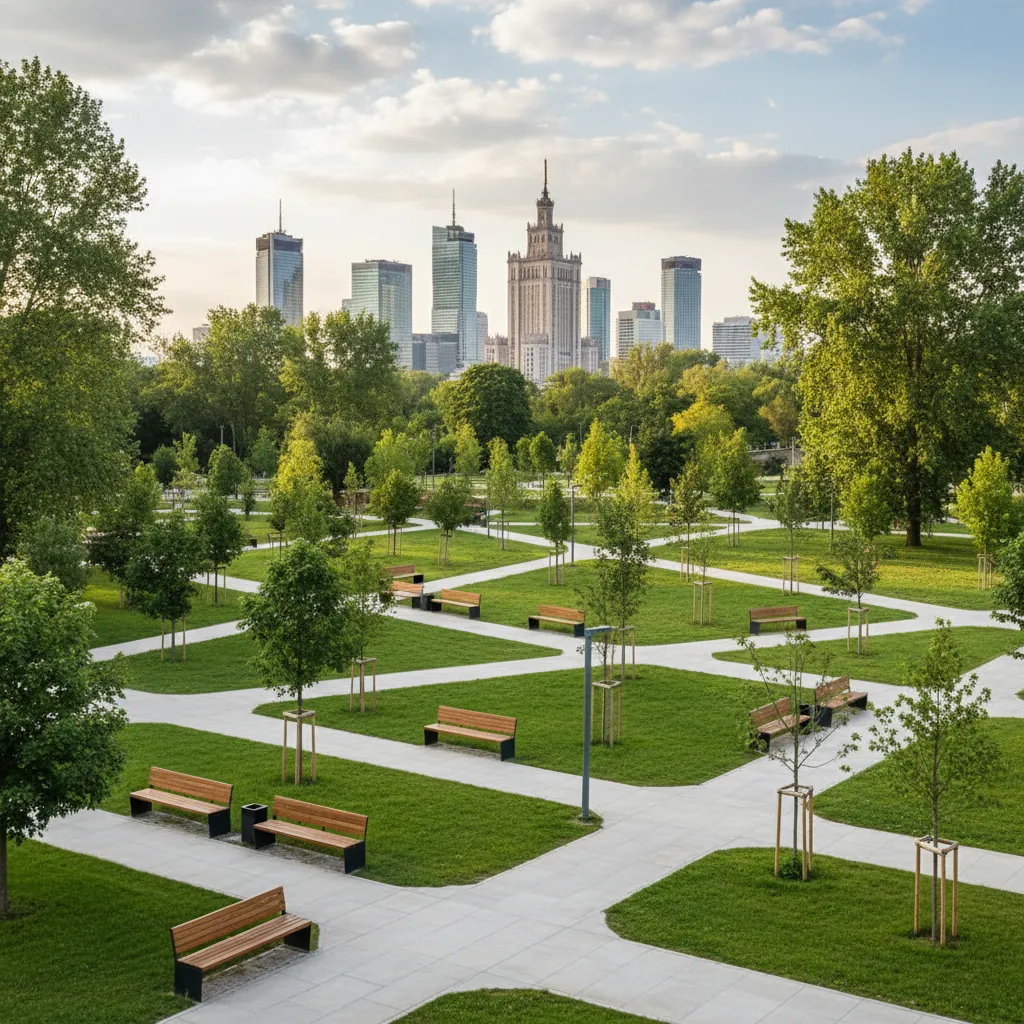 Nagradzany park na Żeraniu w opałach? Mieszkańcy narzekają na stan zieleni