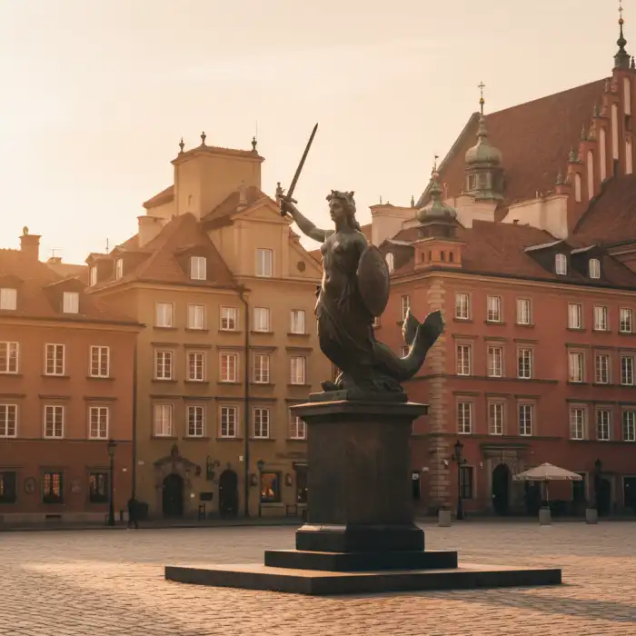 Symbol warszawy: Syrenka, herb i warszawski wizerunek m.st. Warszawa